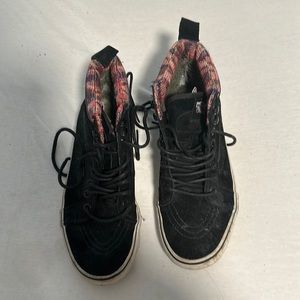 Black high top vans